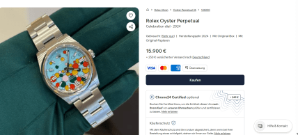 Rolex Oyster Perpetual 36 Celebration Dial