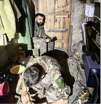 Игорь Коваленко тренировался на войне в свободное время в блиндаже