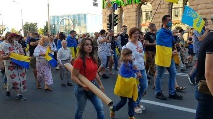 Шествие в Харькове в честь Дня Независимости