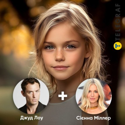 Каким бы мог быть ребенок Джуда Лоу и Сиенны Миллер