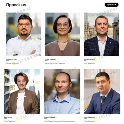 Правление Сенс Банка