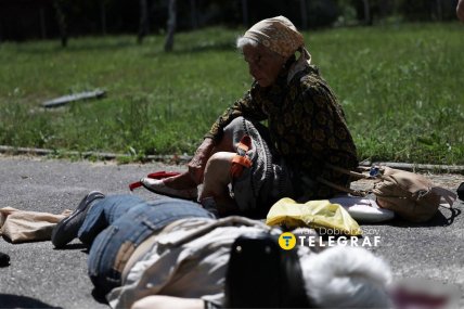 Постраждалі цивільні після російського удару по Краматорську