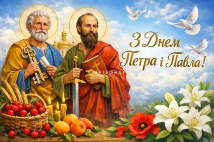С Днем Петра и Павла 2026 открытки