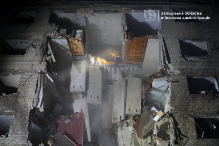 Последствия атаки на Запорожье