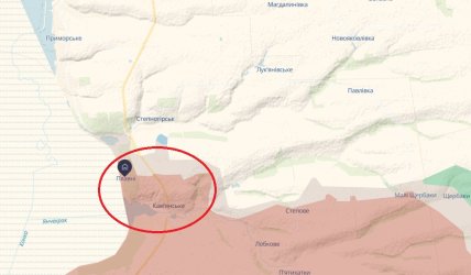 Каменское и Плавни на карте