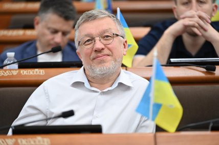 Тарас Козак на заседании Киевского городского совета/Facebook