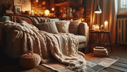 Багатошаровість у зимовому інтер’єрі