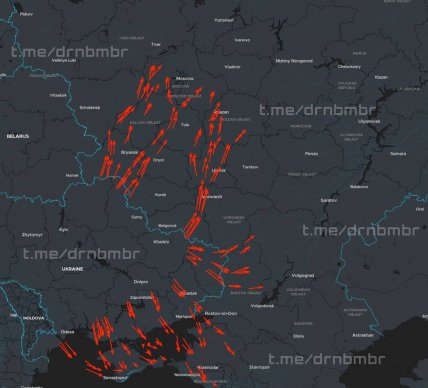 Дрони летять атакувати Росію та ТОТ