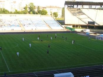 Східна та південна трибуни в 2005 р, Харків