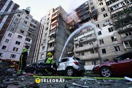 Удар по многоэтажке в Киеве 7 сентября 2025