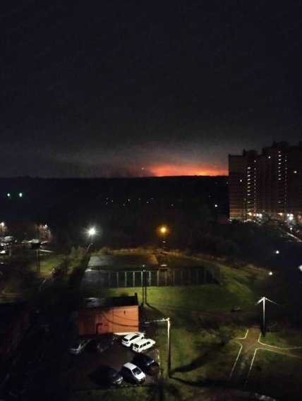 Пожар на НПЗ в Рязани после атаки дронов 15 ноября