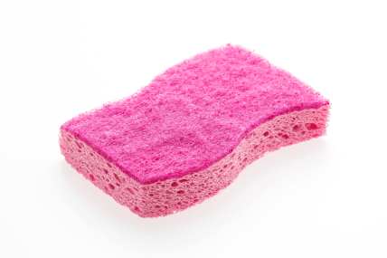 Рожеві губки для забруднених поверхонь