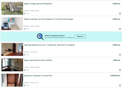Самые дешевые дома в Черновцах в аренду
