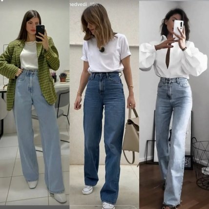 широкі джинси wide-leg