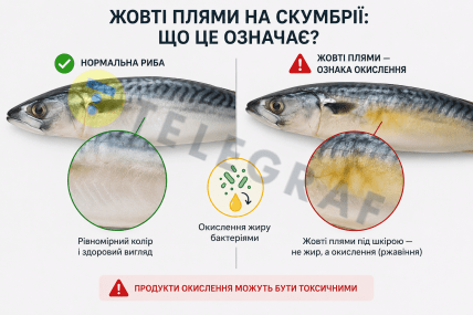 Что означают желтые пятна на рыбе