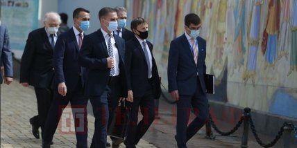 Глава МИД Италии Луиджи Ди Майо в Киеве 10.06.2021