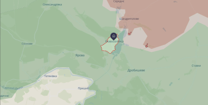 Новоселовка на карте Deep State 1 декабря