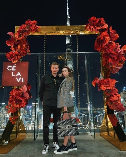 Олег Данченко із дружиною Вікторією