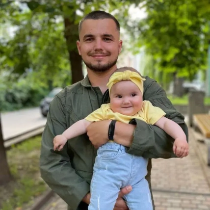 Иван Смерека с дочерью Ярославой