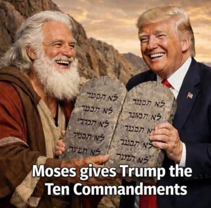 Мойсей та Дональд Трамп