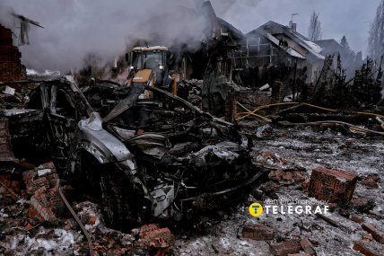 Наслідки російської атаки по Софіївській Борщагівці 22 лютого