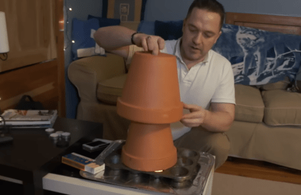 Как отопить комнату свечами