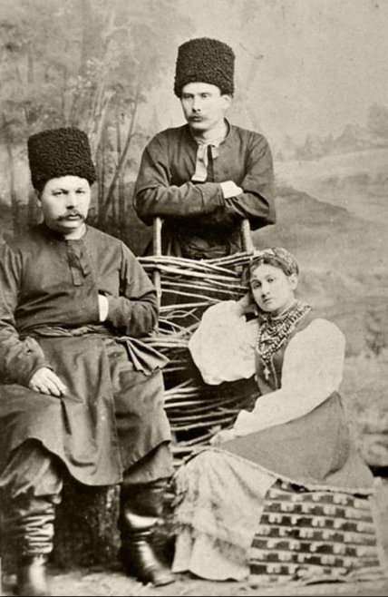 Афанасий Саксаганский, Николай Садовский и Мария Заньковецкая