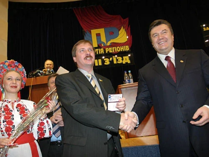 Тарас Чорнвил и Виктор Янукович