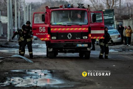 Росія атакувала Бровари 14.03.2026, рятувальники