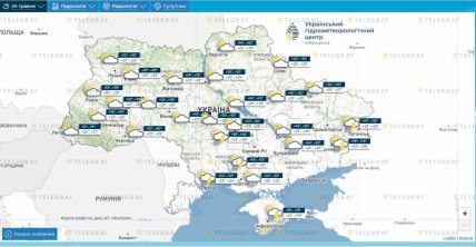 Погода в Украине 24 мая 2026