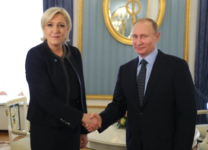 Марин Ле Пен и Владимир Путин