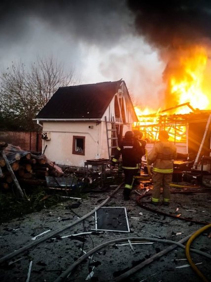 Возникли пожары