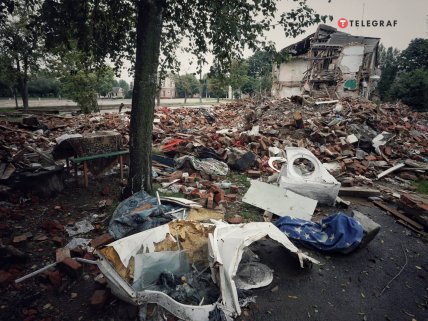 Разрушения в Чугуеве 5.08.2022