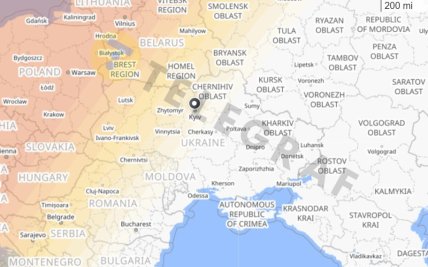 Солнечное затмение, карта
