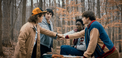 Герои сериала Очень странные дела