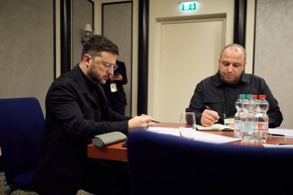 Владимир Зеленский и Рустем Умеров