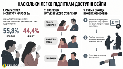 Как подростки обходят запреты. Инфографика: ИИ "Телеграф"