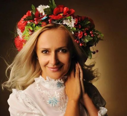Ирина Фарион в молодости