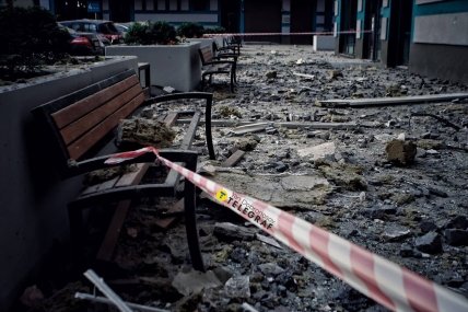 Атака по Києву 24 червня 2023 - пошкоджена багатоповерхівка у Солом’янському районі