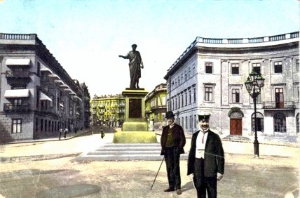 Памятник Дюку в Одессе старые фото