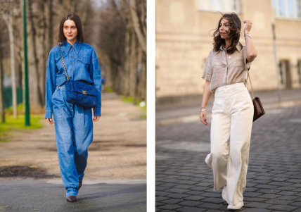 Рубашка и блуза с джинсами