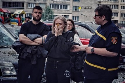 Атака по Києву 24 червня 2023 - пошкоджена багатоповерхівка у Солом’янському районі