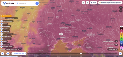 Погода в Україні 31 серпня - де буде спека, карта