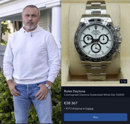 Які годинники має Євгеній Черняк