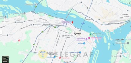 Отель "Парус" в Днепре на Google.Maps