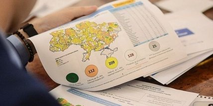 ВРУ, карта Украины