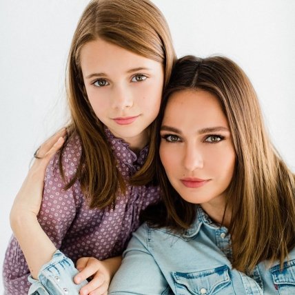 Евгения Брик с дочерью Зоей