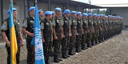 Украинские миротворцы ООН прибывают на Донбасс