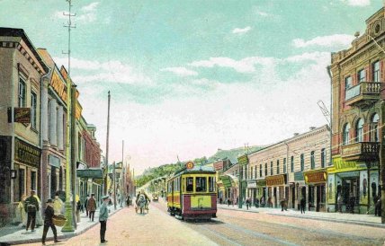 Вперше трамвай у Києві пустили вул. Сагайдачної