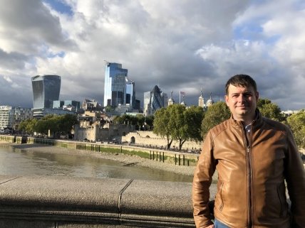 Александр Олесневич в Великобритании